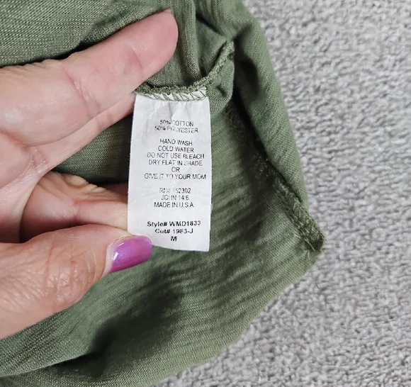 Pink Lily Heathered Green Bodycon Ruched Side Gather Long Sleeve Crew Sz Medium - Picture 5 of 9